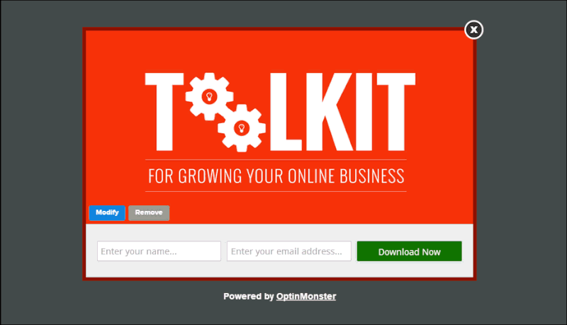 animated gif - OptinMonster animated popup