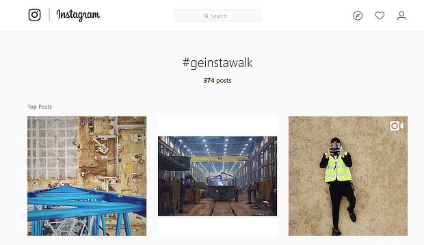 4 ge instawalk - OptinMonster content marketing examples on instagram - ge
