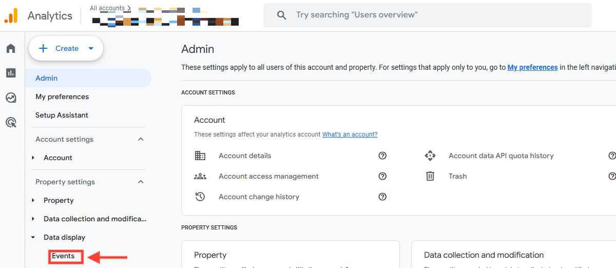 admin-data-display-events - OptinMonster In the Admin column, cliick Events under Data Display
