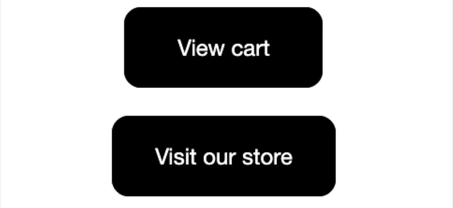 bambu-labs-abandoned-cart-ecommerce-email-example-2 - OptinMonster 2 black CTA buttons that say "View cart" and "Visit our store"