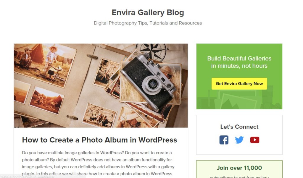 Blog Article at EnviraGallery.com Increase Conversions by Blogging