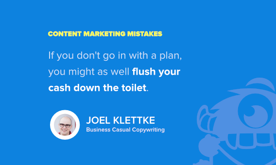 joel klettke content marketing mistakes - OptinMonster joel klettke content marketing mistakes