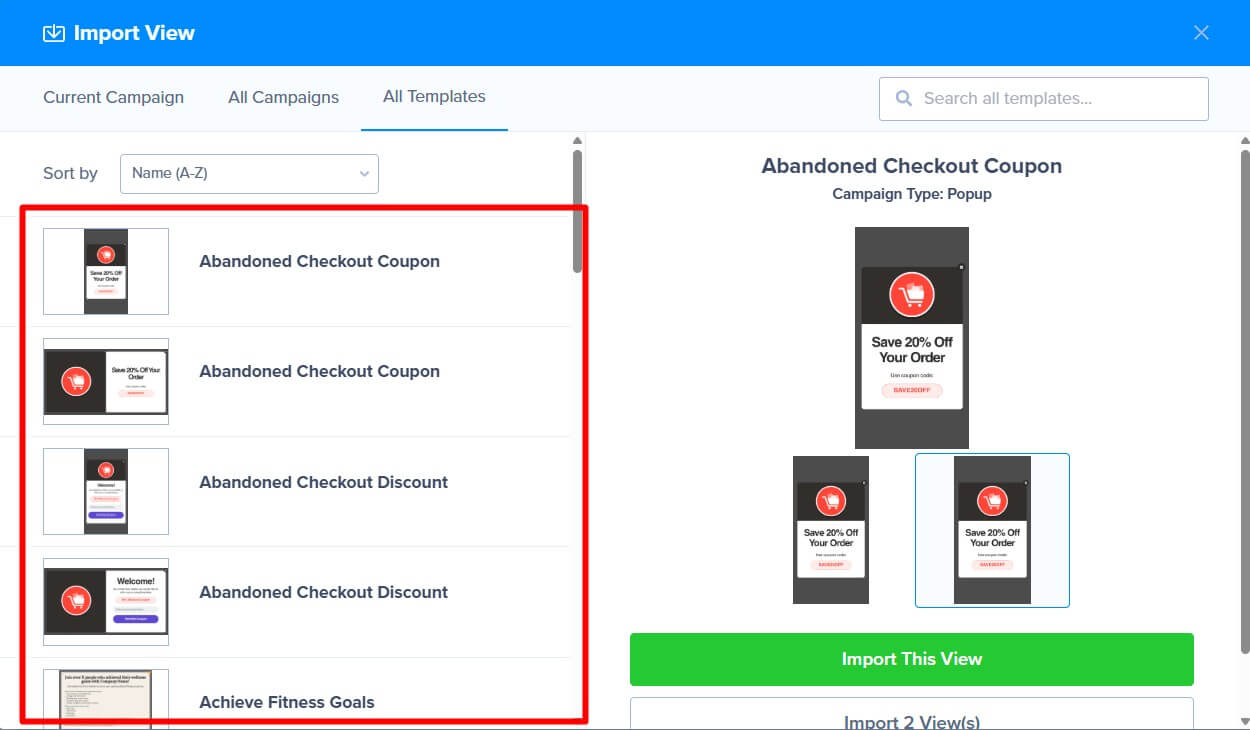 listtemplates - OptinMonster list templates