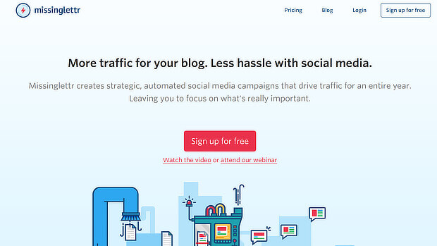 missinglettr content marketing tool - OptinMonster missinglettr content marketing tool