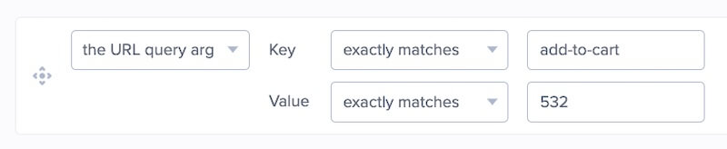 Add to cart example using Query Argument Targeting in OptinMonster. - OptinMonster Add to cart example using Query Argument Targeting in OptinMonster.