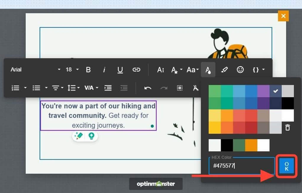 select-ok-button - OptinMonster