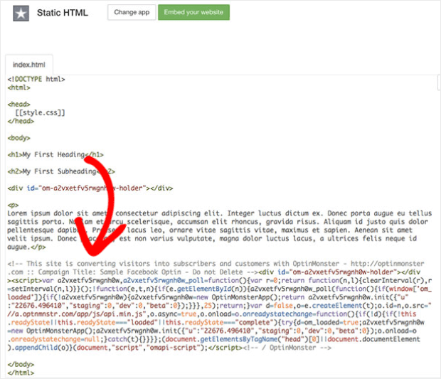 add-campaign-embed-code-to-index-2 - OptinMonster add campaign embed code to index