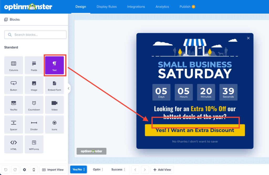 addText - OptinMonster