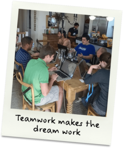 Building OptinMonster together at the Awesome Motive retreat - OptinMonster