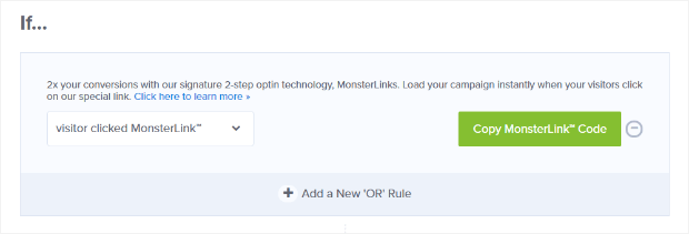 basic-monsterlink-display-rules - OptinMonster add monsterlink display rules