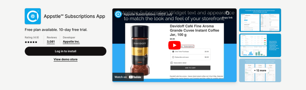 Best Shopify Apps - Appstle Subscriptions App - OptinMonster Best Shopify Apps - Appstle Subscriptions App