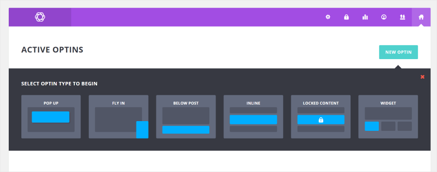 Bloom's campaign types - OptinMonster Bloom's campaign types