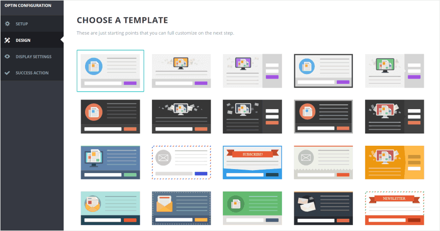 Choosing a template in Bloom - OptinMonster Choosing a template in Bloom