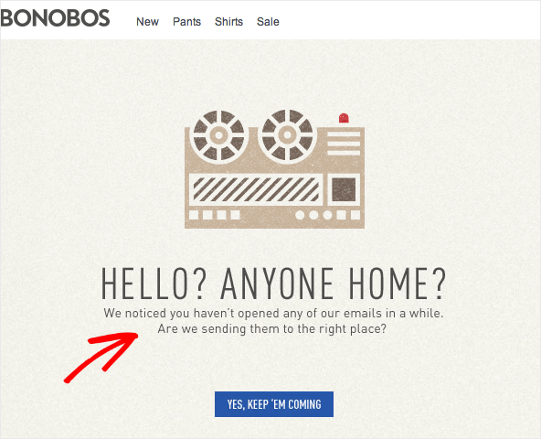 Bonobos winback email-min - OptinMonster Bonobos winback email