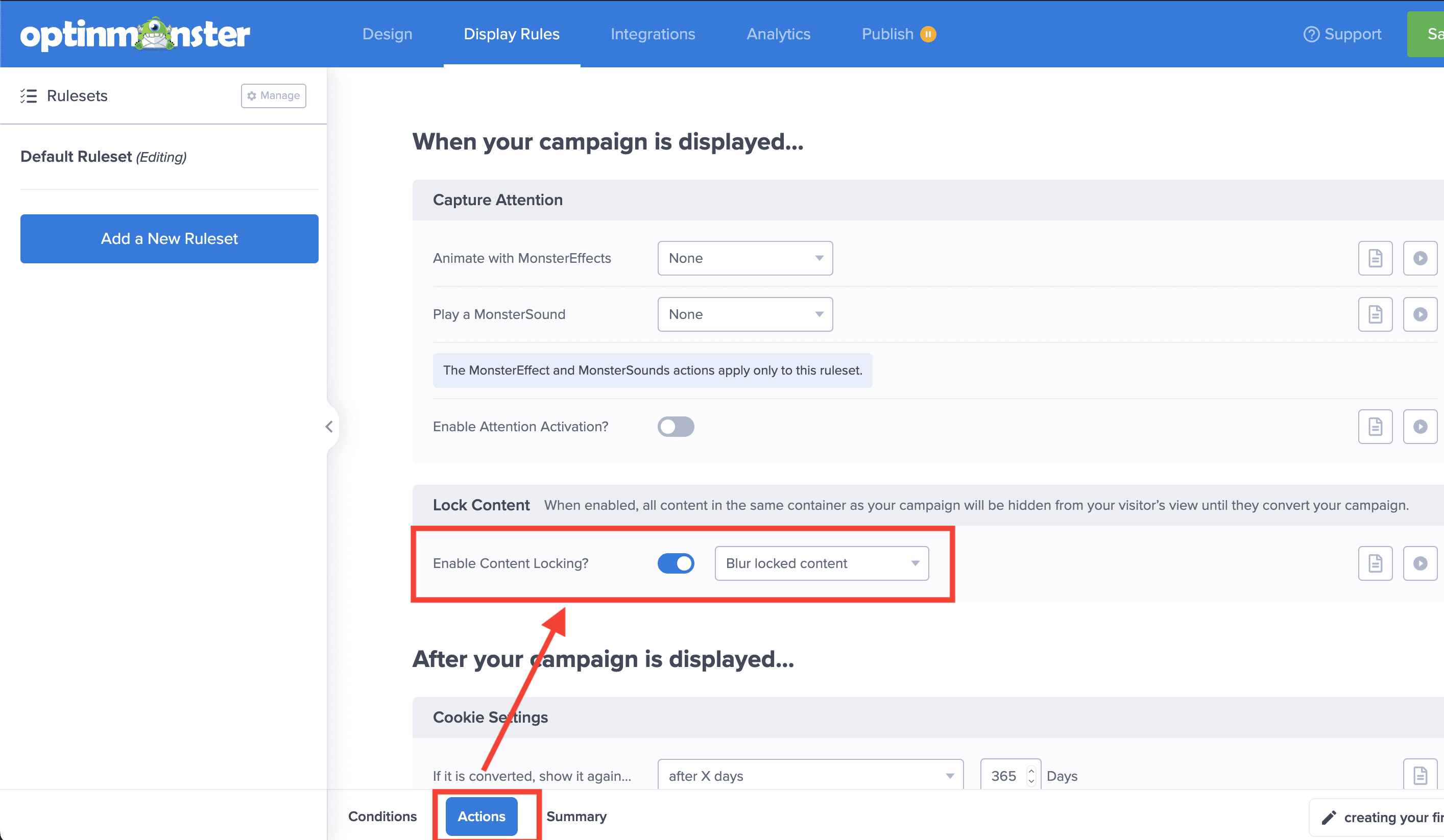 Content Locking - OptinMonster