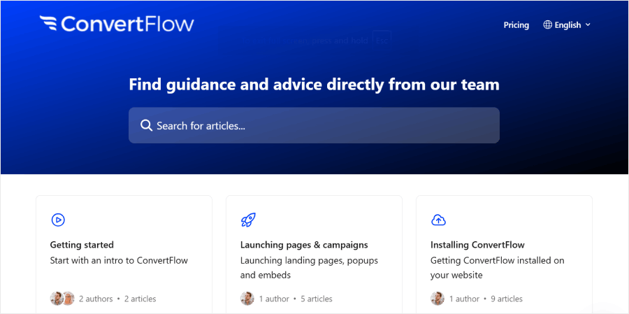 ConvertFlow's documentation - OptinMonster ConvertFlow's documentation