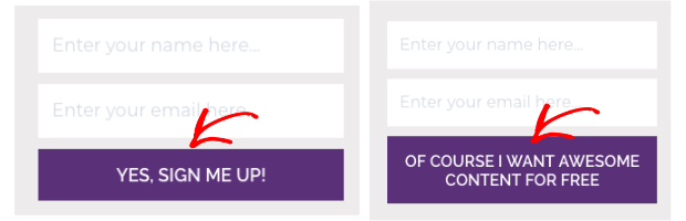 CTA ab testing example-min - OptinMonster CTA ab testing example