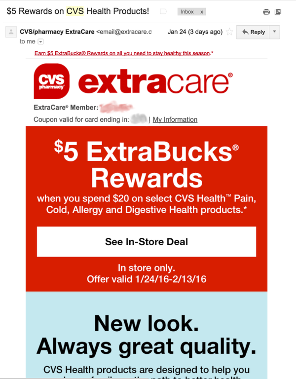 CVS Reselling by Offering Coupon in Previous Sales Category CVS Reselling by Offering Coupon in Previous Sales Category