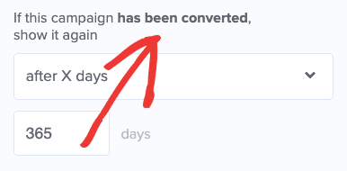 Display settings HAS been converted-min - OptinMonster Display settings HAS been converted to your 2-step optin