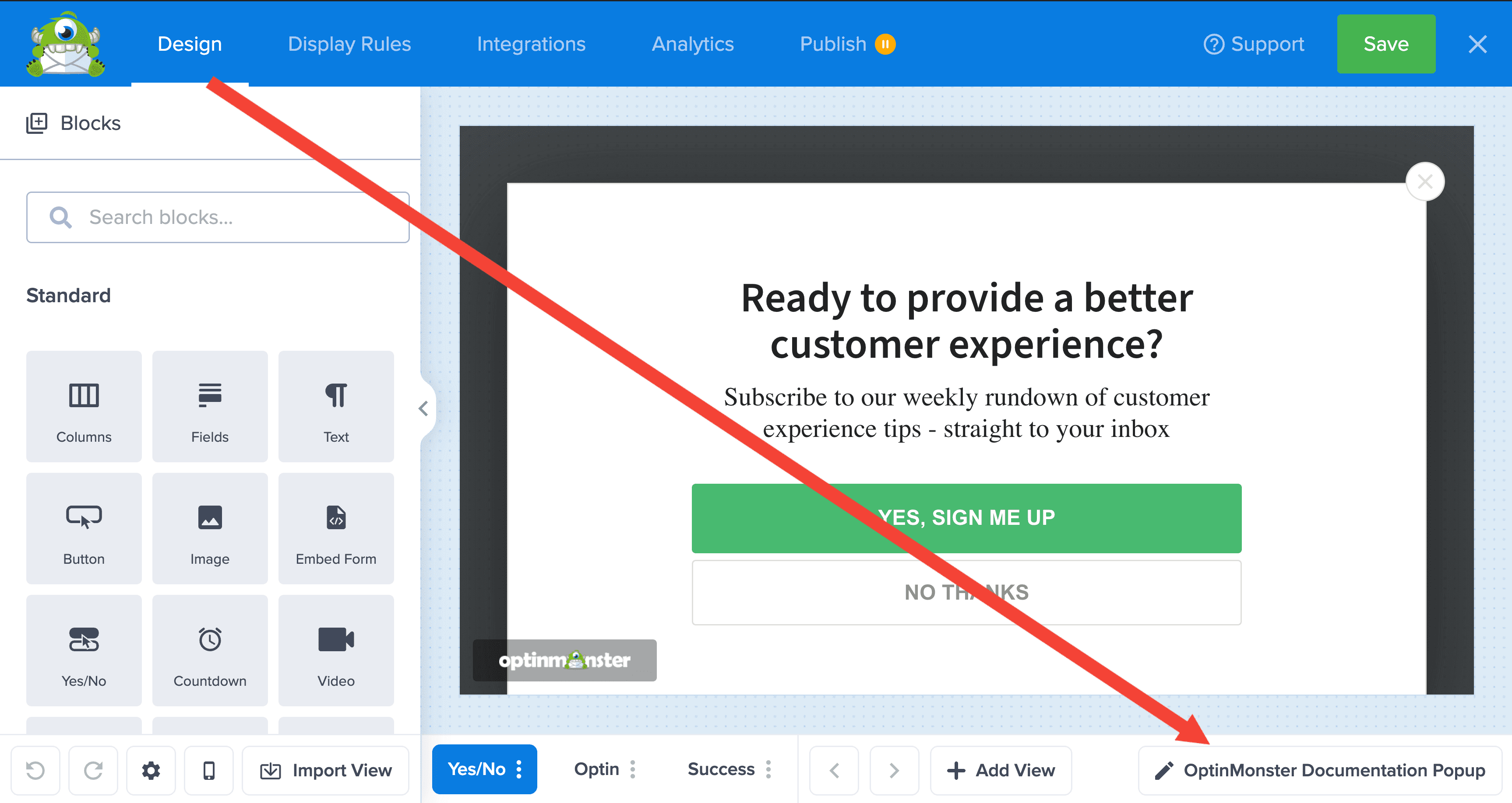Edit the Campaign Details in OptinMonster. - OptinMonster Edit-the-Campaign-Details-in-OptinMonster