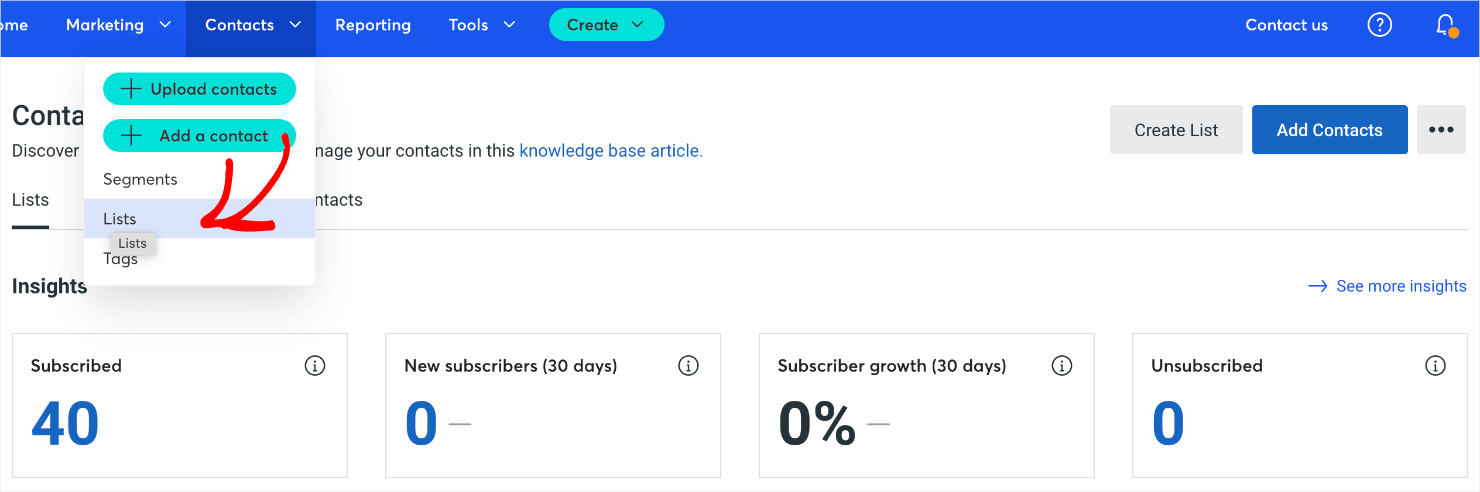 email_constant contact 1-min - OptinMonster how to start email newsletter