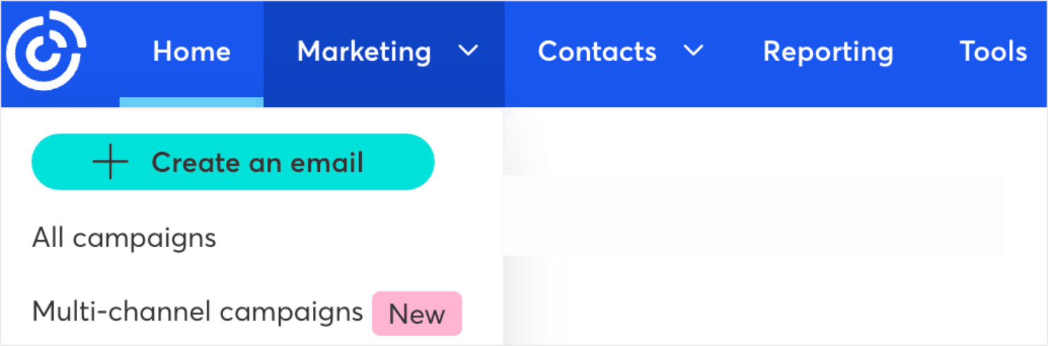 email_constant contact 8-min - OptinMonster create email newsletter from scratch