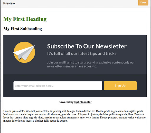 facebook-tab-campaign - OptinMonster facebook tab campaign