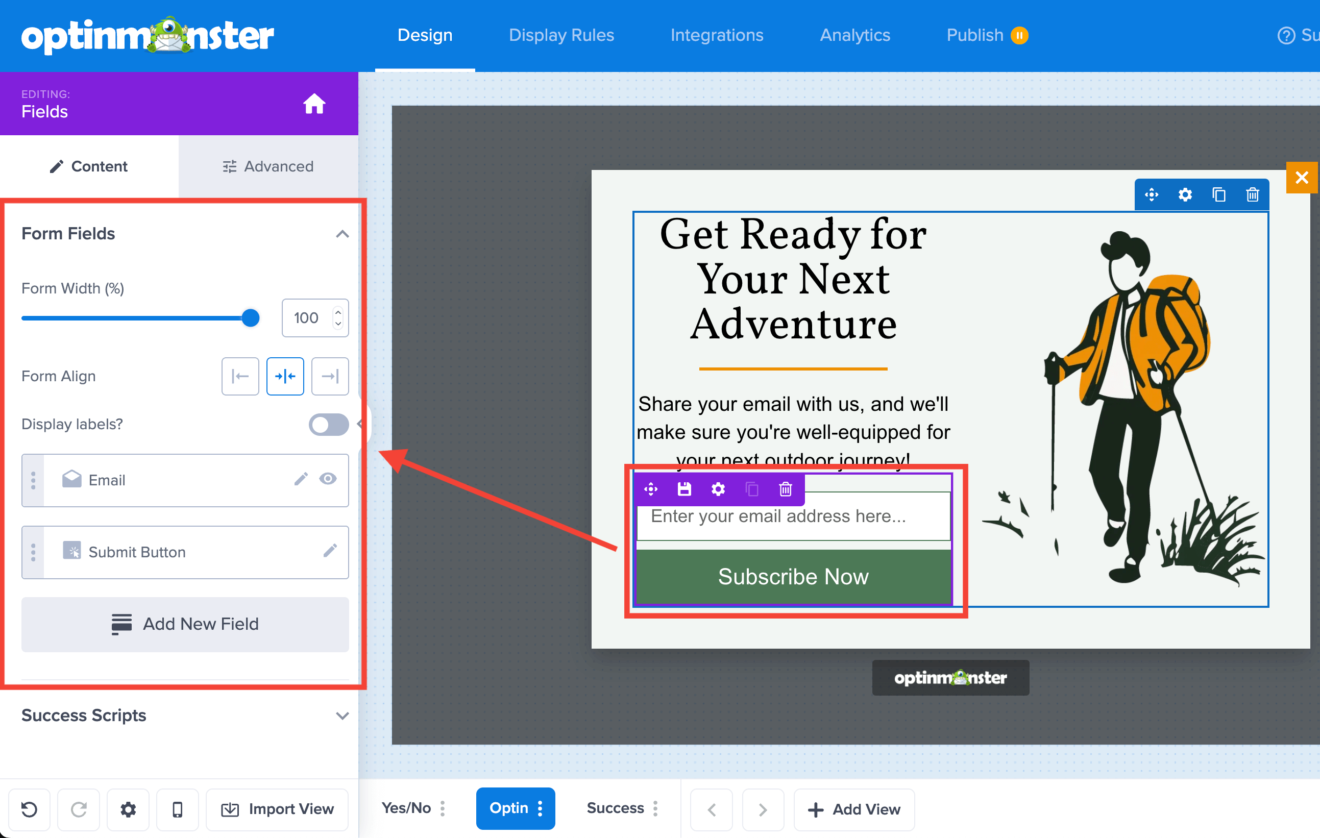 Form Fields - OptinMonster