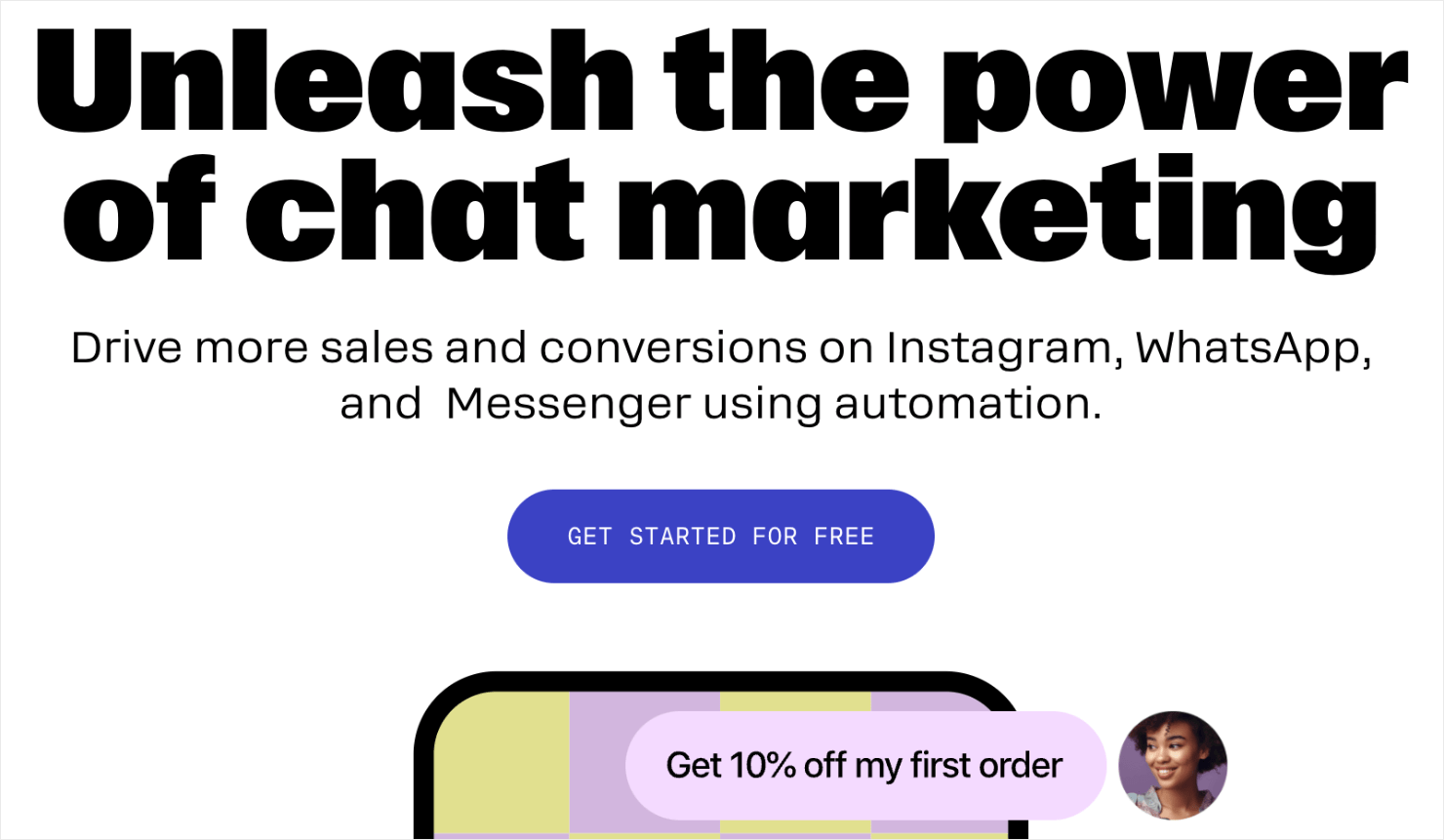 growth hacking_manychat-min - OptinMonster best growth hack marketing tools