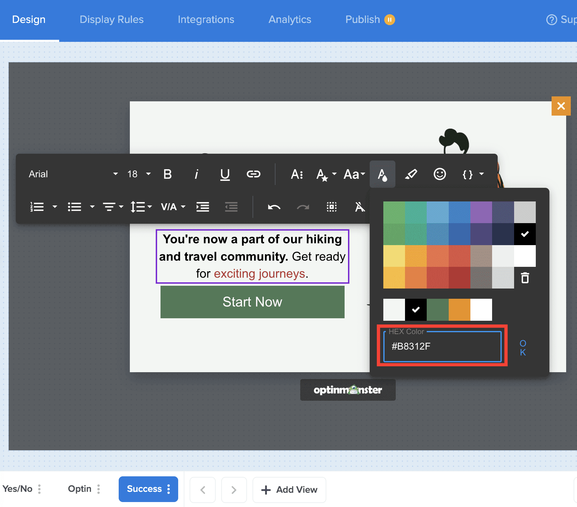 HEX Color - OptinMonster