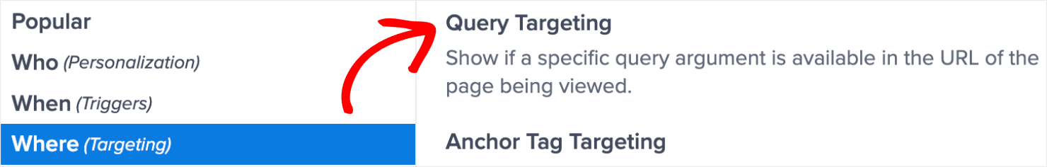 hide_query targeting 1-min - OptinMonster don't show popup