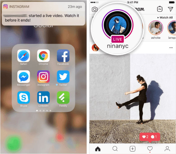 instagram-live-notifications - OptinMonster instagram live notifications