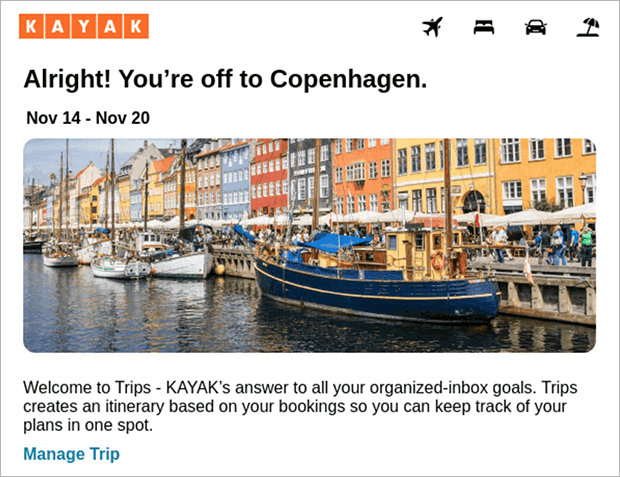 kayak-booking-confirmation - OptinMonster