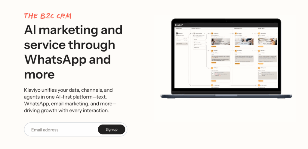 klaviyo - best email automation software - OptinMonster klaviyo - best email automation software