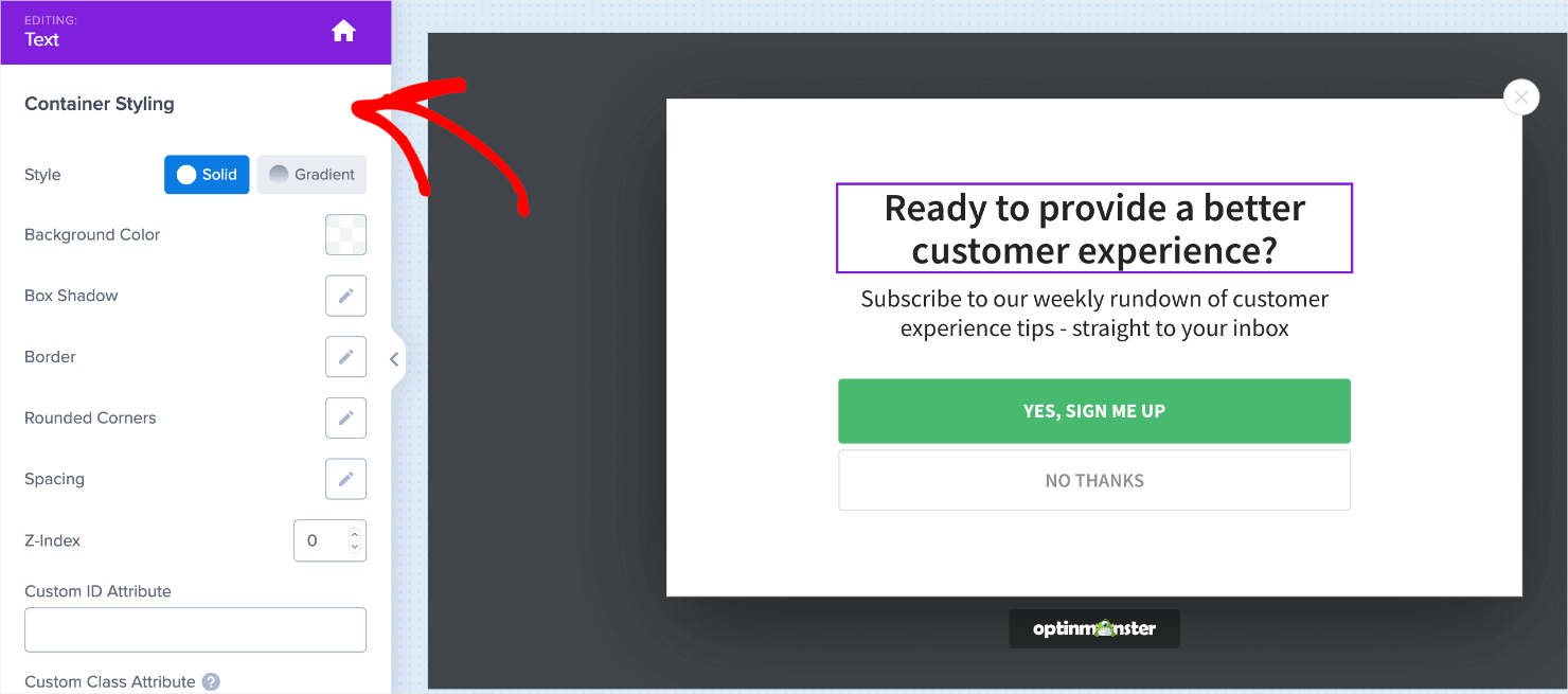 lightbox popup_editor 2 op-min - OptinMonster example lightbox popup