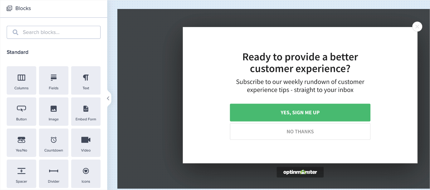 lightbox popup_editor op-min - OptinMonster how to create a lightbox