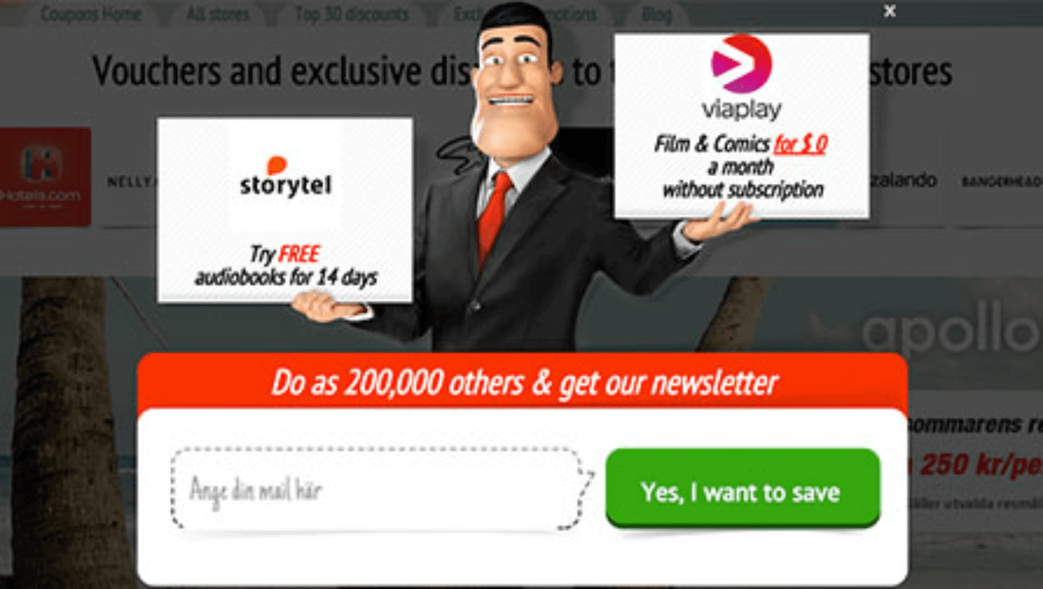 lightbox popup_Kampanjjakt op-min - OptinMonster lightbox popup examples