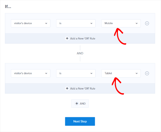 mobile_tablet_target - OptinMonster target mobile and tablet users