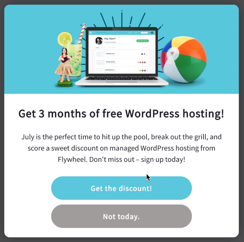 A OptinMonster split test campaign on the Flywheel blog targeted to appear only the business category - OptinMonster A OptinMonster split test campaign on the Flywheel blog targeted to appear only the business category
