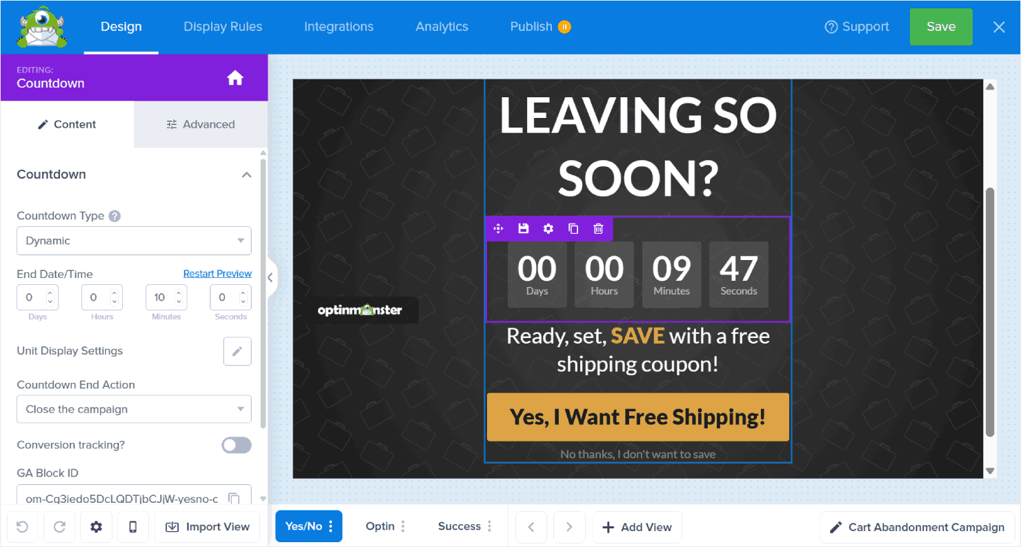Creating a countdown timer campaign with OptinMonster - OptinMonster Creating a countdown timer campaign with OptinMonster