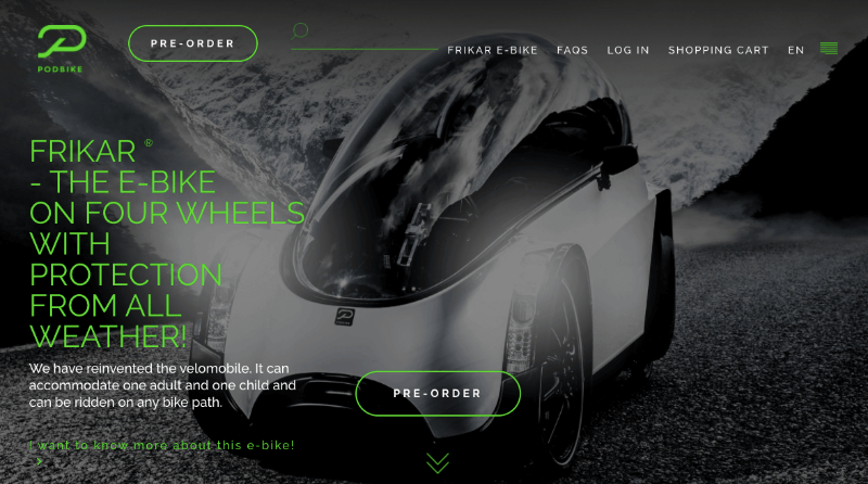 podbike homepage - OptinMonster podbike homepage