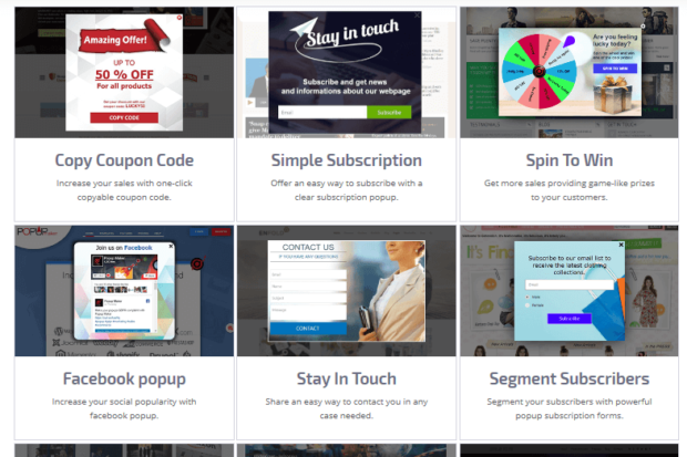 popupmakertemplates - OptinMonster popup maker optin templates