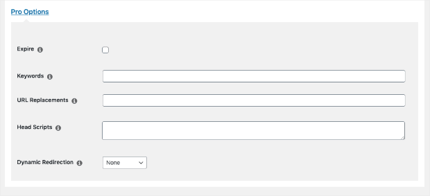 pretty links pro options-min - OptinMonster pretty links pro options