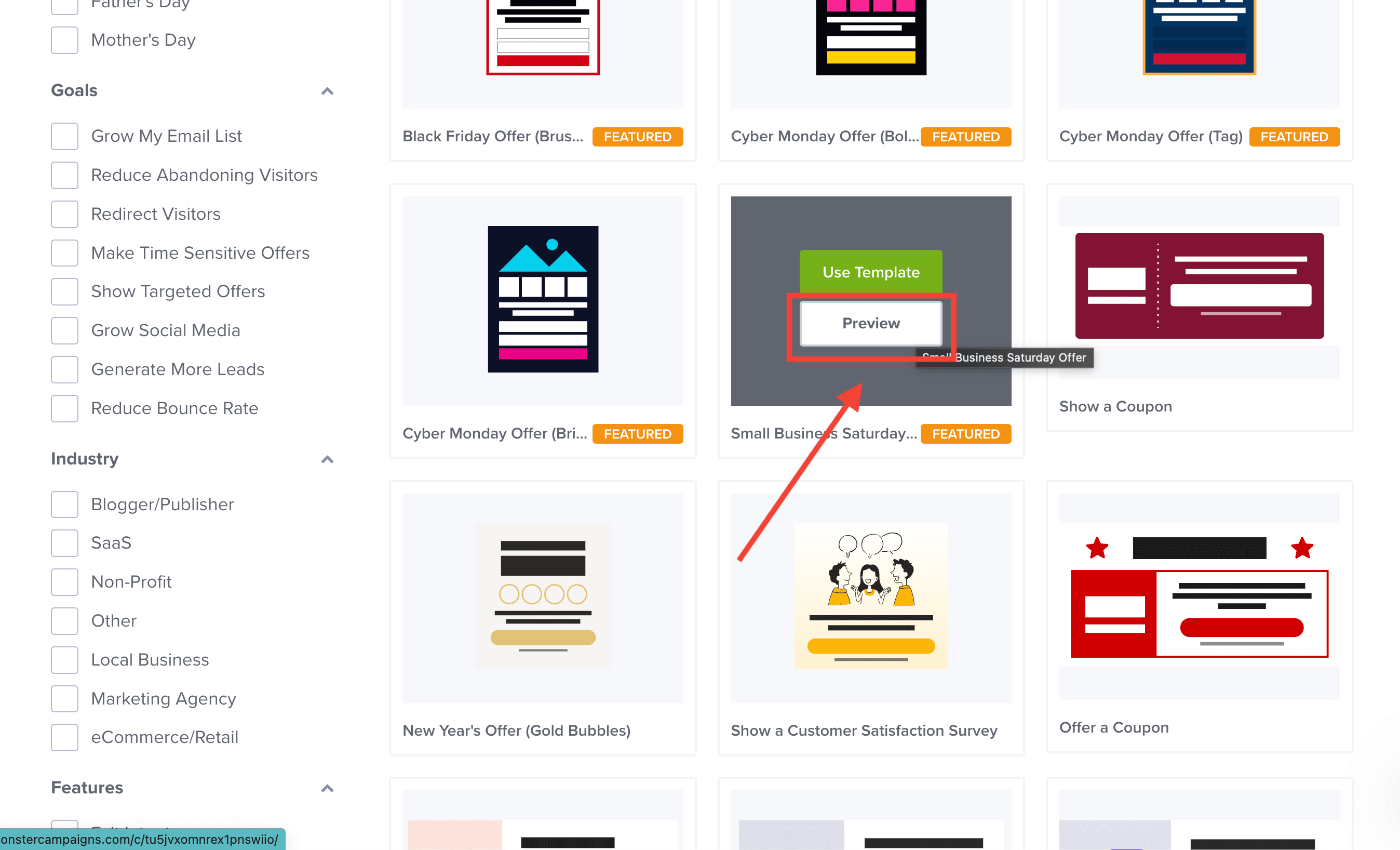 Campaign Preview - OptinMonster