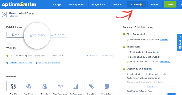 publish your optinmonster campaign-min - OptinMonster publish your optinmonster campaign