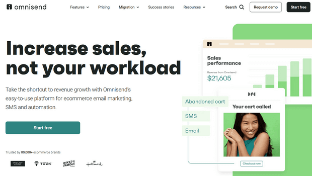 Omnisend email marketing service - OptinMonster Omnisend email marketing service