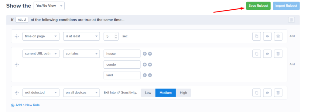 save-ruleset-display-rules - OptinMonster