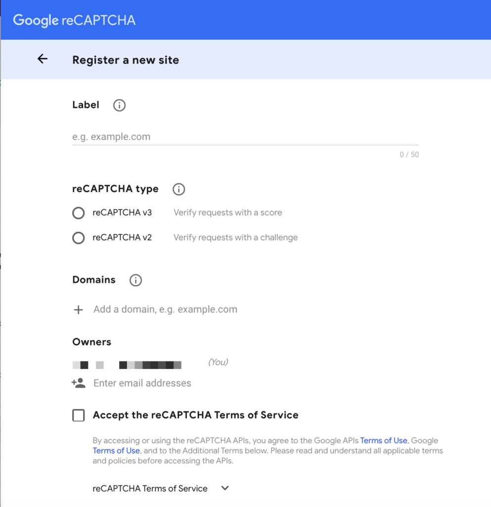 Register a site with Google reCAPTCHA - OptinMonster Register a site with Google reCAPTCHA