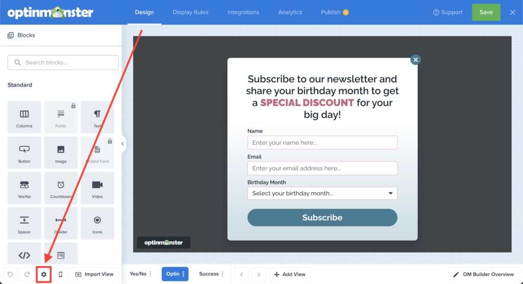 settingIcon - OptinMonster