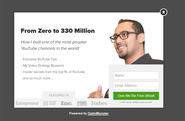 social proof popup - OptinMonster social proof popup